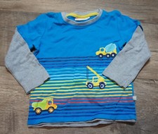 shirt Longleeves grau blau bunt Autos Gr. 92 ungetragen
