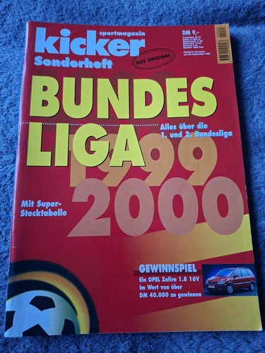 Kicker sonderheft bundesliga - sonderheft,