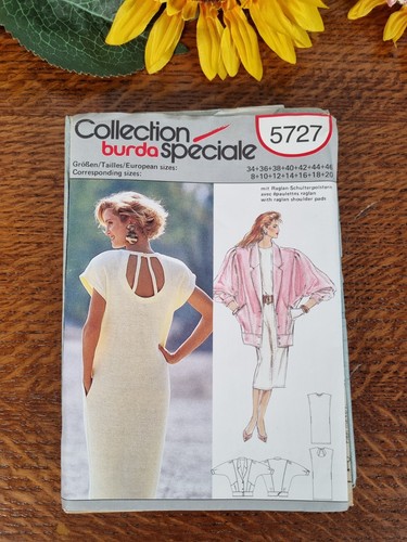 Burda schnittmuster 5727 - schnittmuster,