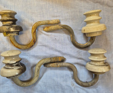 4 Große alte Isolatoren