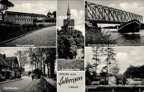 Ladbergen nordrhein - ak, in