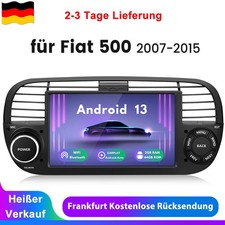 Autoradio Für Fiat 500 07-2015 Carplay Android 13 GPS Navi WIFI BT SWC DAB+ 64G