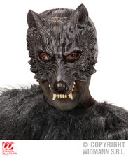 Maske Wolf kinnlos Latexschaum