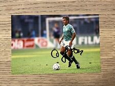 Original Autogramm von Olaf Thon - Bayern München, Schalke 04, Eurofighter, DFB