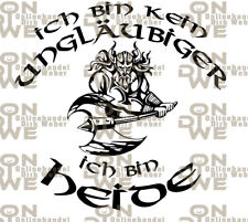 Aufkleber "Heide" Autoaufkleber, Wikinger, Viking (1321)