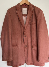 Peter Fitch Sakko orange-rot-braun - Leinen / Baumwolle - Größe 52