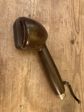 Vintage WW2 40s USA ASTATIC 200 CRYSTAL BROWN BULLET HARMONICA MIKROFON HARP MIC