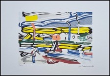 ROY LICHTENSTEIN * The River, from the... * signed lithograph * limited # 25/150