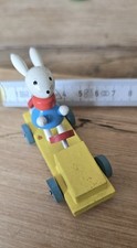 Osterdekoration Hase Im Auto 80er Jahre Holz Orginalverpackung Neuwertig Goula