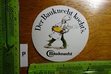 Alter Aufkleber Elektrogeräte Weissware BAUKNECHT Backofen Elektroherd