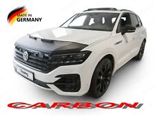 Carbon Optik BRA für VW Touareg Bj. ab 2018 Steinschlagschutz Haubenbra Tuning