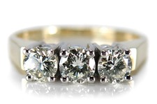 Ring Brillanten insg. ca. 0,60