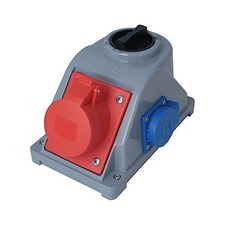 CEE Wandsteckdose 16A mit