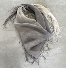 Marc Cain Tuch aus Leinen Grau