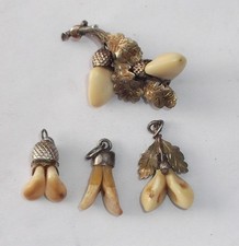 4 x alte Grandeln Schmuck 3