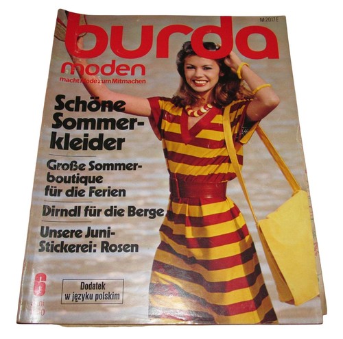 Burda moden 1980 - burda, vintage