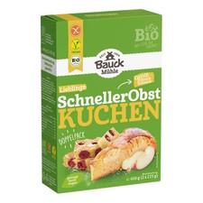 Backmischung - Schneller Obstkuchen 450g | BAUCK MÜHLE