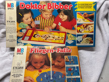 Dachbodenfund MB Doktor Bibber  Fliegenfalle  Jahr 1979 und 1977 MB Spiele