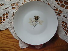 Rosenthal, 1 Essteller flach, Durchmesser 25cm, Motiv Schattenrose, Form 2000, 