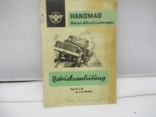 Betriebsanleitung Hanomag