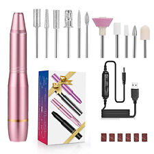 Nagelfräser Fräser Profi Maniküre Pediküre-Set Elektrische Nagelschleifer USB,DE