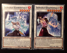 Yu-Gi-Oh! 2x Shiranui-Schwertsage, SAST-DE040, Common, 1.Auflage, Deutsch, NM-EX