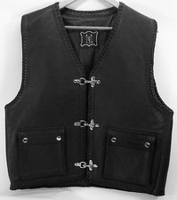 Lederweste Gr.3XL Glattleder
