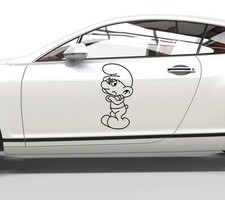 Autoaufkleber die schlümpfe - die,