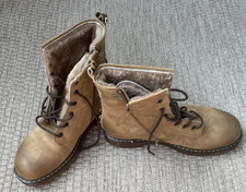 Dianetti Stiefel Boots Schnürboots Lammfell  Leo Schnürstiefelel Gr. 41 Neu