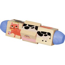 Holz-Dreh-Puzzle - Hund