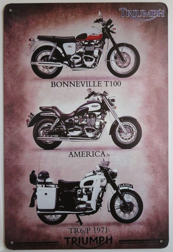 Blechschild motorrad - ,