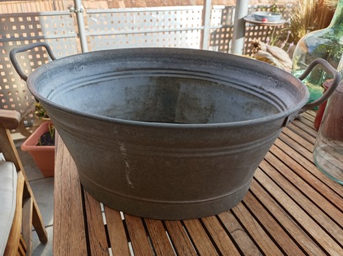 Schöne alte zinkwanne l - 44,