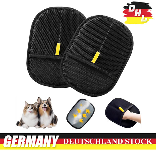 Tierhaar handschuh hund - 2x,