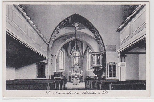 69441 postcard nerchau - postcard,
