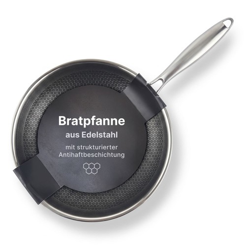Bratpfanne edelstahl induktion - bratpfanne,