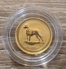 Australien 5 Dollar 2006 - Jahr des Hundes - 1/20 Unze Gold
