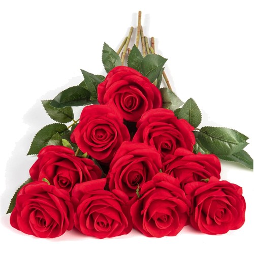 Stück künstliche rosen - 10,