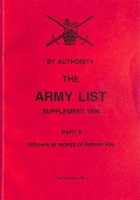 The army list - supplement, 1996