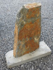 Schiefer Schiefersäule Stein