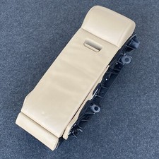 Original Audi A8 4H Leder Armlehne hinten Beige mit Getränkehalter 4H0885075C