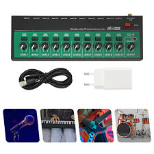 10-Kanal Digitalmixer 1/4“ TS/TRS TRS/TS DJ-Mixer Live Mixer Digitales Mischpult