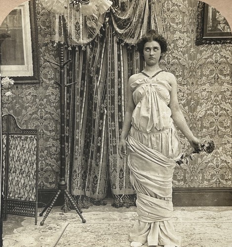 Vintage 1899 stereofoto - 1899, foto
