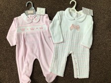 Konvolut Baby Mädchen warme Winterkleidung Baby Grow Outfit x 2 Gr. 3-6 Monate 