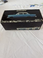 Minichamps 1/18 Opel Rekord P1 Sedan Blue 1958 Classic Die-cast 180 043200