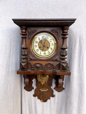 2/1/1024 Wanduhr Freischwinger Gründerzeit  Junghans antik