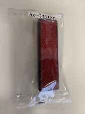 Reflektor Classic selbstklebend Rückstrahler Katzenauge rot rechteckig Neu #2455