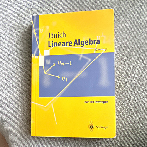 Jänich lineare algebra - jänich, 10