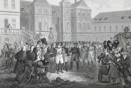 Napoleon bonaparte adieux de - -,