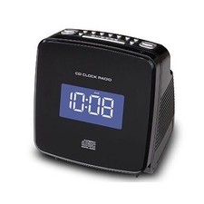 Soundmaster URD 810iPH Uhrenradio mit CD-Player/iPod Dock Schwarz Gratis Versand