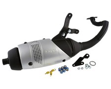 Auspuff LEOVINCE Touring Minarelli liegend für Malaguti F15 Firefox Sport